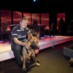 Tony G and his dog at Aussie Millions 2011