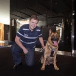 Tony G and his dog at Aussie Millions 2011