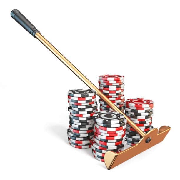 Image Depicting A Rake In Poker - What Is A Rake In Poker